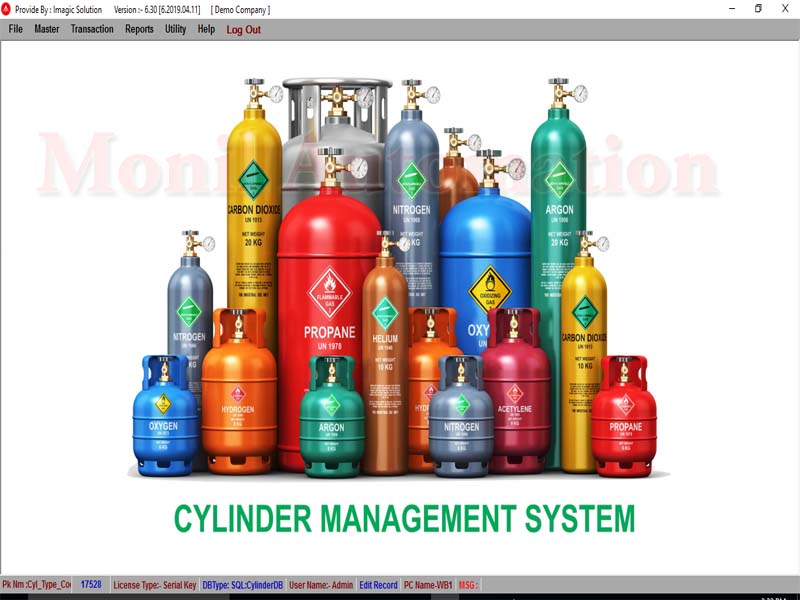 Cylinder Tracking Software